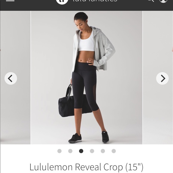 Lululemon Reveal Crop - Picture 6 of 6